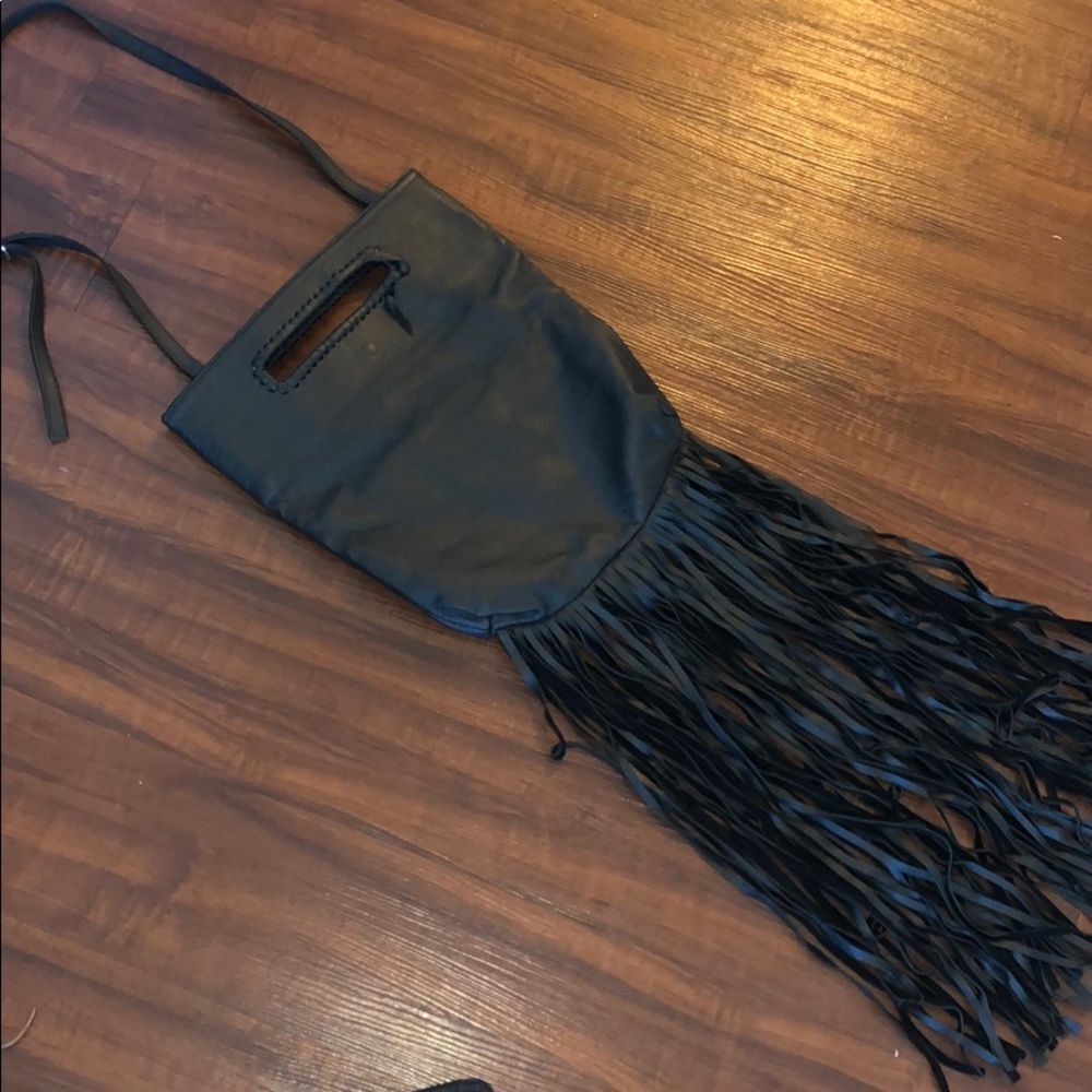 NEW Jennifer Haley Crossbody Bucket Fringe Bag
